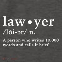 Lawyer Funny Dictionary Definition Meaningful Gift Vector Backpack