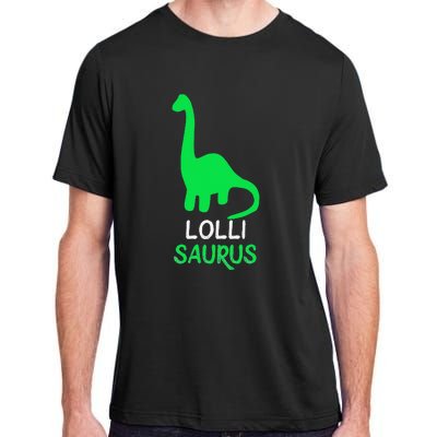 LolliSaurus Funny Dino Dinosaur LolliSaurus Adult ChromaSoft Performance T-Shirt