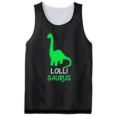 LolliSaurus Funny Dino Dinosaur LolliSaurus Mesh Reversible Basketball Jersey Tank