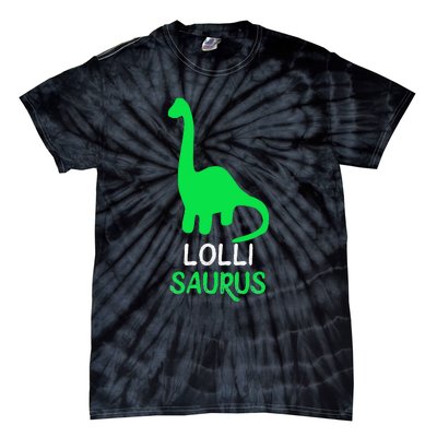 LolliSaurus Funny Dino Dinosaur LolliSaurus Tie-Dye T-Shirt