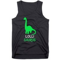 LolliSaurus Funny Dino Dinosaur LolliSaurus Tank Top