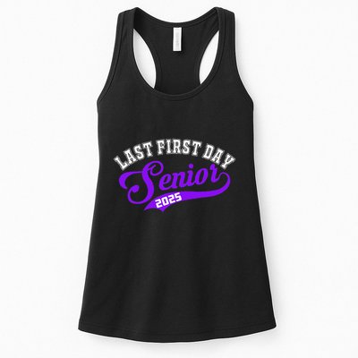 Last First Day Senior 2025 Gift Class Of 2025 Back To School Womens Tank Top