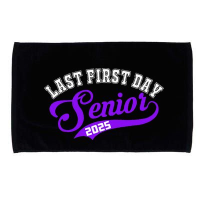 Last First Day Senior 2025 Gift Class Of 2025 Back To School Microfiber Hand Towel