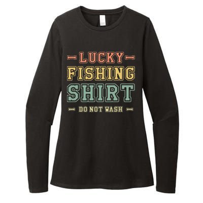 Lucky Fishing Do Not Wash Vintage Fishing Lover Womens CVC Long Sleeve Shirt