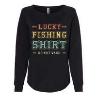 Lucky Fishing Do Not Wash Vintage Fishing Lover Womens California Wash Sweatshirt