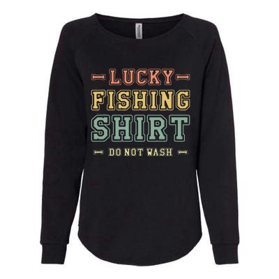 Lucky Fishing Do Not Wash Vintage Fishing Lover Womens California Wash Sweatshirt