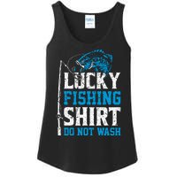 Lucky Fishing Do Not Wash Vintage Fishing Lover Ladies Essential Tank