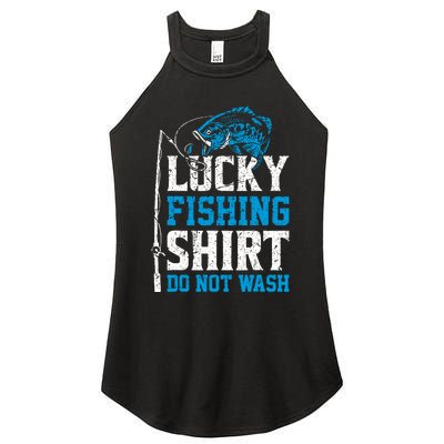 Lucky Fishing Do Not Wash Vintage Fishing Lover Women's Perfect Tri Rocker Tank