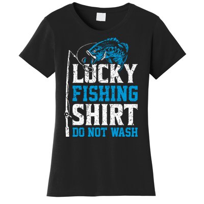 Lucky Fishing Do Not Wash Vintage Fishing Lover Women's T-Shirt