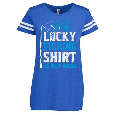 Lucky Fishing Do Not Wash Vintage Fishing Lover Enza Ladies Jersey Football T-Shirt