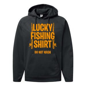 Lucky Fishing Do Not Wash For Fish Hunter Performance Fleece Hoodie