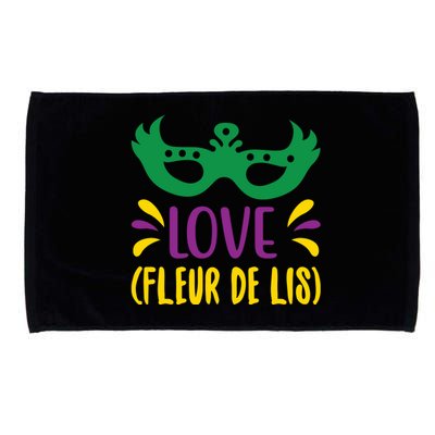 Love Fleur De Lis Microfiber Hand Towel