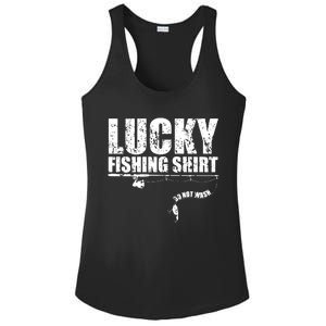 Lucky Fishing Do Not Wash Father's Day Fisherman Dad Ladies PosiCharge Competitor Racerback Tank