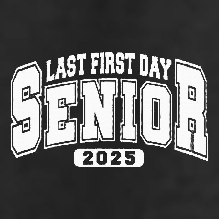 Last First Day Senior 2025 Class Of 2025 Golf Towel