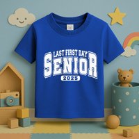 Last First Day Senior 2025 Class Of 2025 Toddler T-Shirt