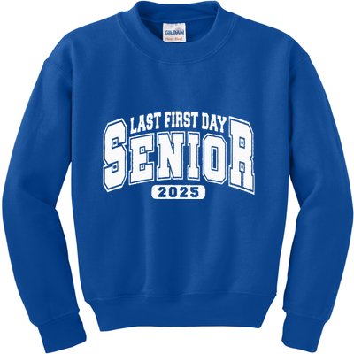 Last First Day Senior 2025 Class Of 2025 Kids Sweatshirt