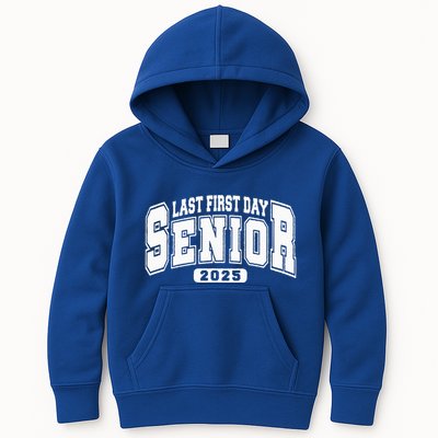 Last First Day Senior 2025 Class Of 2025 Kids Hoodie