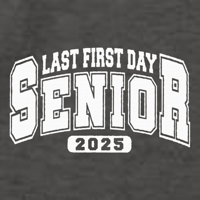 Last First Day Senior 2025 Class Of 2025 Vector Backpack