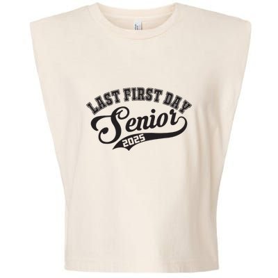 Last First Day Senior 2025 Class Of 2025 Back To School Garment-Dyed Women's Muscle Tee