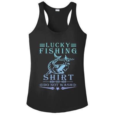 Lucky Fishing Do Not Wash Ladies PosiCharge Competitor Racerback Tank