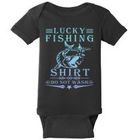 Lucky Fishing Do Not Wash Baby Bodysuit
