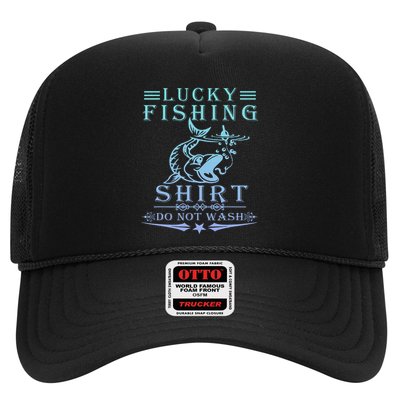 Lucky Fishing Do Not Wash Trucker Hat
