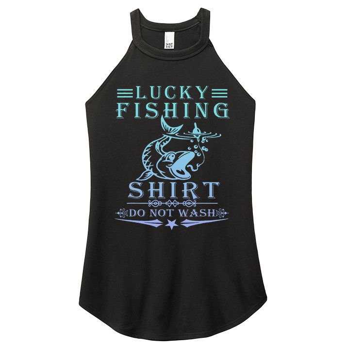 Lucky Fishing Do Not Wash Women's Perfect Tri Rocker Tank
