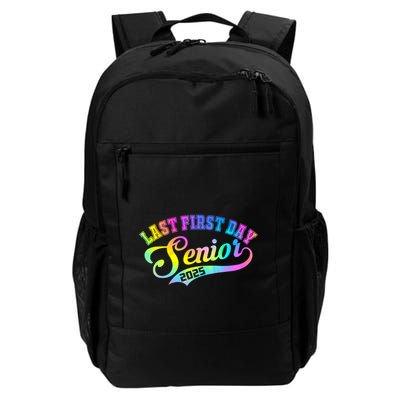 Last First Day Senior 2025 Class Of 2025 Seniors Tie Dye Great Gift Backpack