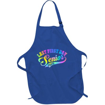Last First Day Senior 2025 Class Of 2025 Seniors Tie Dye Great Gift Apron