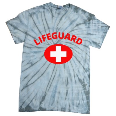 Lifeguard Front Design Tie-Dye T-Shirt