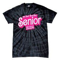 Last First Day Class of 2024 Funny Seniors 2024 Tie-Dye T-Shirt