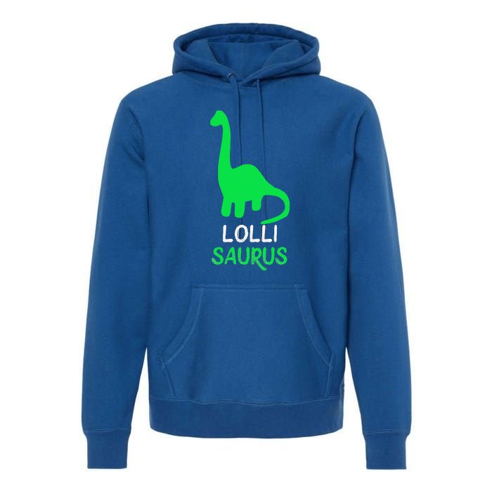 LolliSaurus Funny Dino Dinosaur LolliSaurus Premium Hoodie