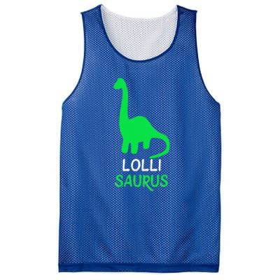 LolliSaurus Funny Dino Dinosaur LolliSaurus Mesh Reversible Basketball Jersey Tank