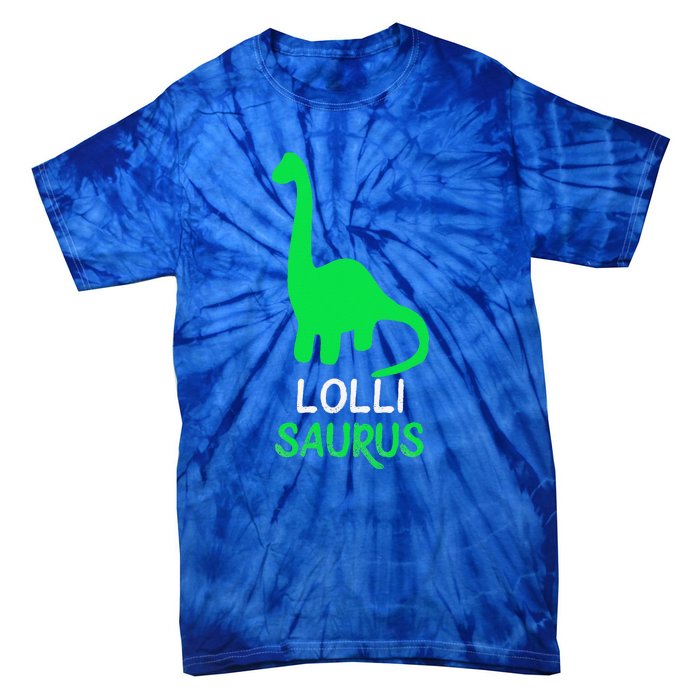 LolliSaurus Funny Dino Dinosaur LolliSaurus Tie-Dye T-Shirt