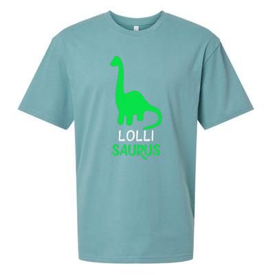 LolliSaurus Funny Dino Dinosaur LolliSaurus Sueded Cloud Jersey T-Shirt