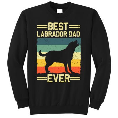 Labrador For  Dad Black Lab Yellow Labrador Retriever Sweatshirt