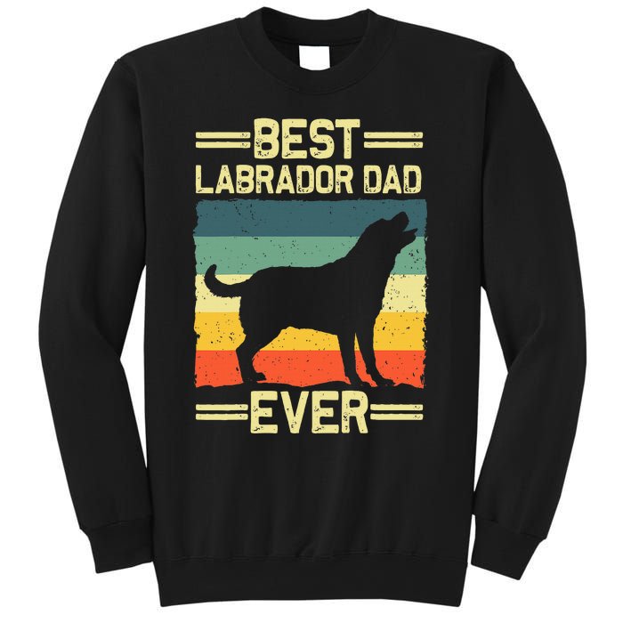 Labrador For  Dad Black Lab Yellow Labrador Retriever Sweatshirt