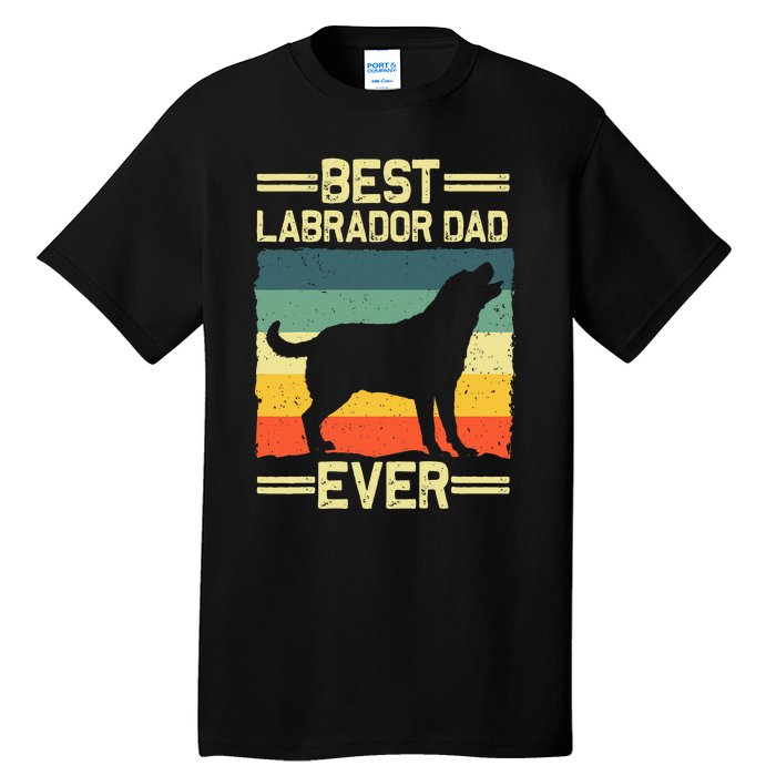 Labrador For  Dad Black Lab Yellow Labrador Retriever Tall T-Shirt