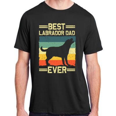 Labrador For  Dad Black Lab Yellow Labrador Retriever Adult ChromaSoft Performance T-Shirt