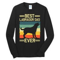 Labrador For  Dad Black Lab Yellow Labrador Retriever Tall Long Sleeve T-Shirt