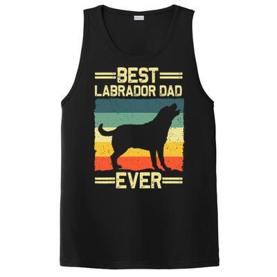 Labrador For  Dad Black Lab Yellow Labrador Retriever PosiCharge Competitor Tank