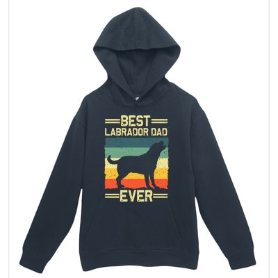 Labrador For  Dad Black Lab Yellow Labrador Retriever Urban Pullover Hoodie