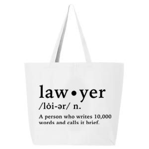 Lawyer Funny Dictionary Definition Gift 25L Jumbo Tote