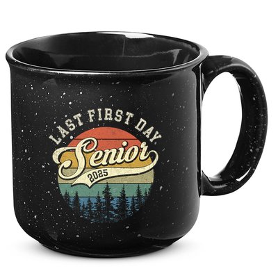 Last First Day Senior 2025 Class Of 2025 Back To School 15oz Campfire Ceramic Mug