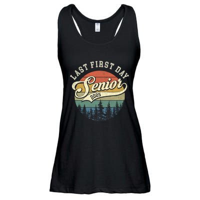 Last First Day Senior 2025 Class Of 2025 Back To School Ladies Essential Flowy Tank