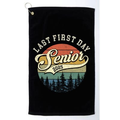 Last First Day Senior 2025 Class Of 2025 Back To School Golf Towel