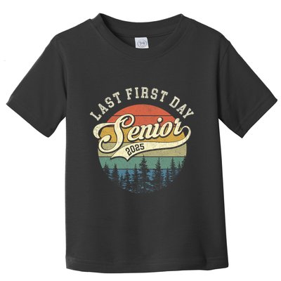 Last First Day Senior 2025 Class Of 2025 Back To School Toddler T-Shirt