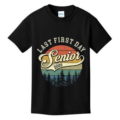 Last First Day Senior 2025 Class Of 2025 Back To School Kids T-Shirt