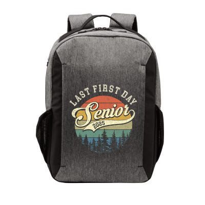 Last First Day Senior 2025 Class Of 2025 Back To School Vector Backpack