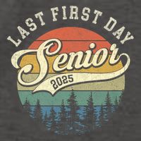 Last First Day Senior 2025 Class Of 2025 Back To School Vector Backpack